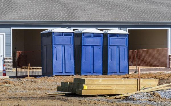 the average cost of renting a construction site portable toilet is around $-$ per month